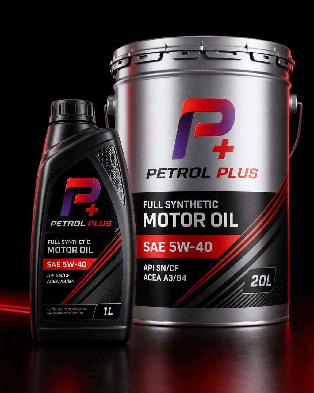 Petrol Plus Automobile — 100% Synthétique 5W-40